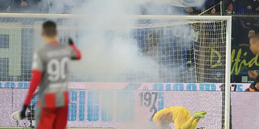 Official: Inter Fans Who Threw Firecracker at Opposing Goalkeeper Banned from Away Games Until March 23